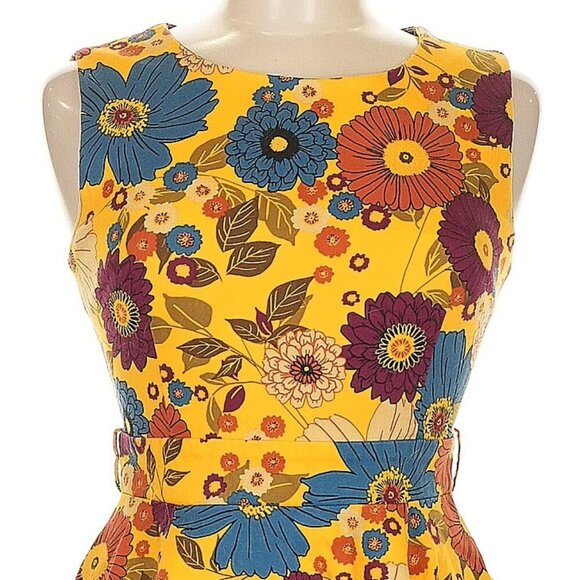 Modcloth 'Hour By Flower' Dress in Autumn Colorway - Picture 2 of 5